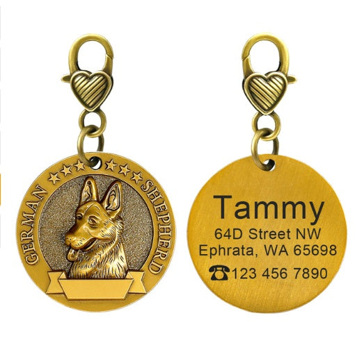 Paw-Print Passport: The Blinged-Out ID Tag for Dogs Who Think They're VIPs!