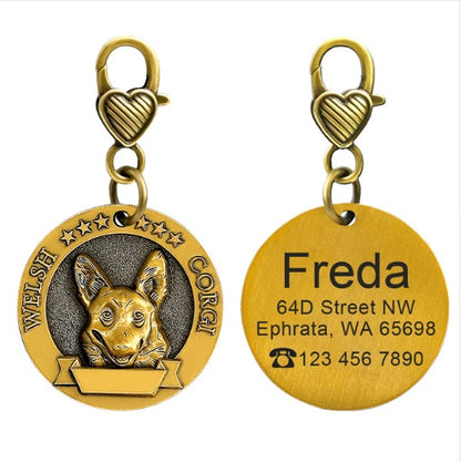 Paw-Print Passport: The Blinged-Out ID Tag for Dogs Who Think They're VIPs!