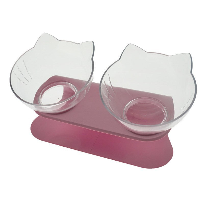 Purrfect Posture Platter: The Double-Bowl Dining Solution That Spoils Your Cat’s Neck and Taste Buds!