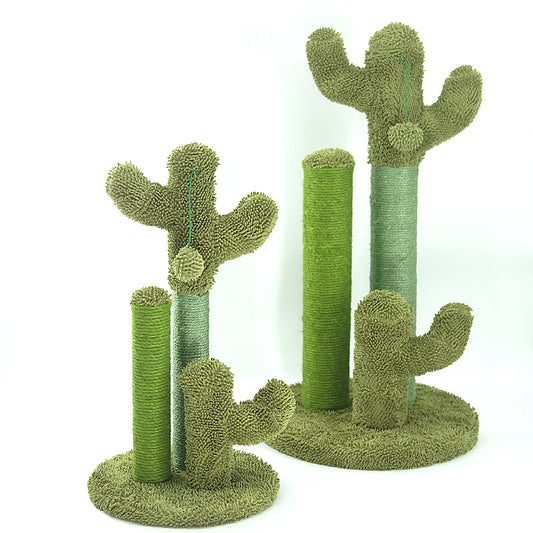 Cactus Cat Tree: The Prickly Playground for Kittens Who Need to Scratch Up a Storm!