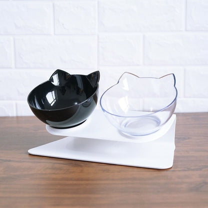 Purrfect Posture Platter: The Double-Bowl Dining Solution That Spoils Your Cat’s Neck and Taste Buds!