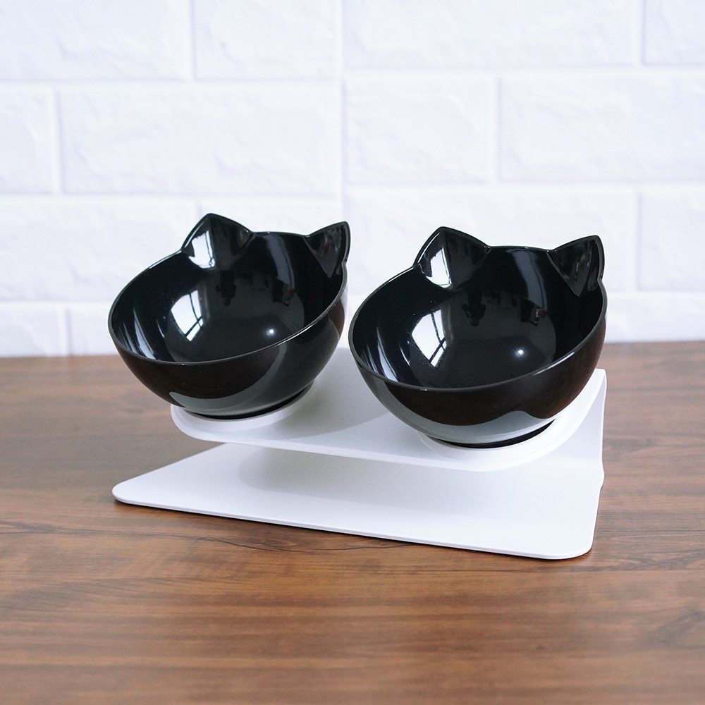 Purrfect Posture Platter: The Double-Bowl Dining Solution That Spoils Your Cat’s Neck and Taste Buds!