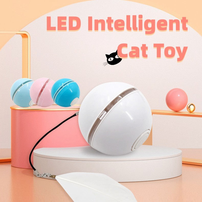 Glow & Purr: The LED Cat Ball That’s Smarter and Funnier Than Your Average Furball!