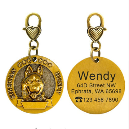 Paw-Print Passport: The Blinged-Out ID Tag for Dogs Who Think They're VIPs!