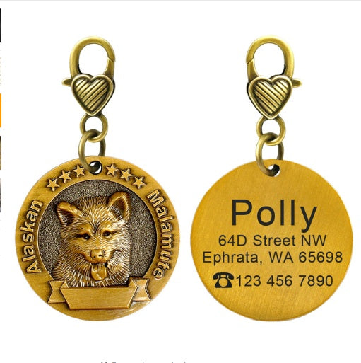 Paw-Print Passport: The Blinged-Out ID Tag for Dogs Who Think They're VIPs!