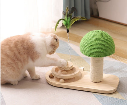 Super Scratch Bros.: The Cat Tree Toy That Gives Your Kitty a Power-Up in Scratching Fun!