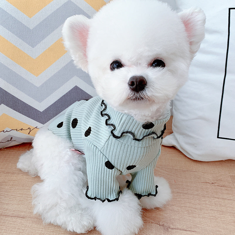 Pup’s Polka Party: The Dotted Turtleneck That Makes Every Dog a Fashion Icon!