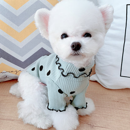 Pup’s Polka Party: The Dotted Turtleneck That Makes Every Dog a Fashion Icon!