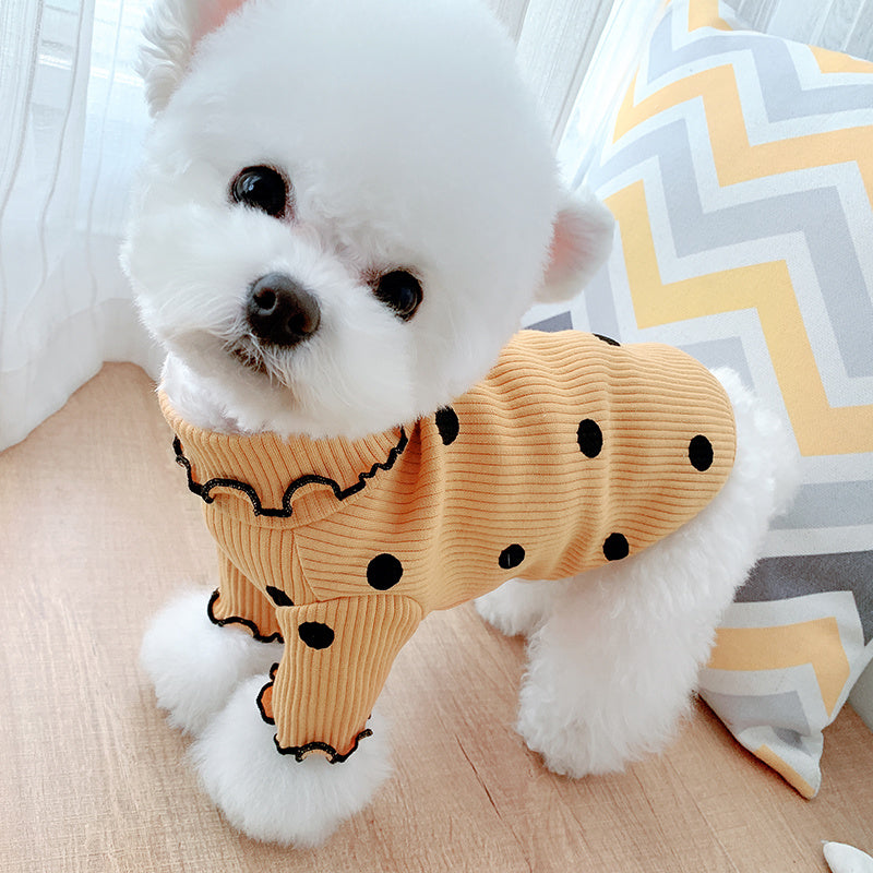 Pup’s Polka Party: The Dotted Turtleneck That Makes Every Dog a Fashion Icon!