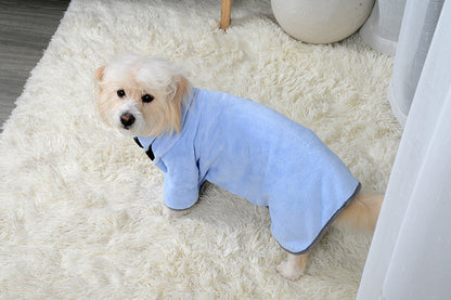 The Furry Squeegee: Quick-Dry Bathrobe for Paws and Whiskers!