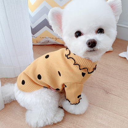 Pup’s Polka Party: The Dotted Turtleneck That Makes Every Dog a Fashion Icon!