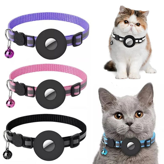 The Tag-Tastic Pet Shield: Reflective, Waterproof Airtag Collar Case!