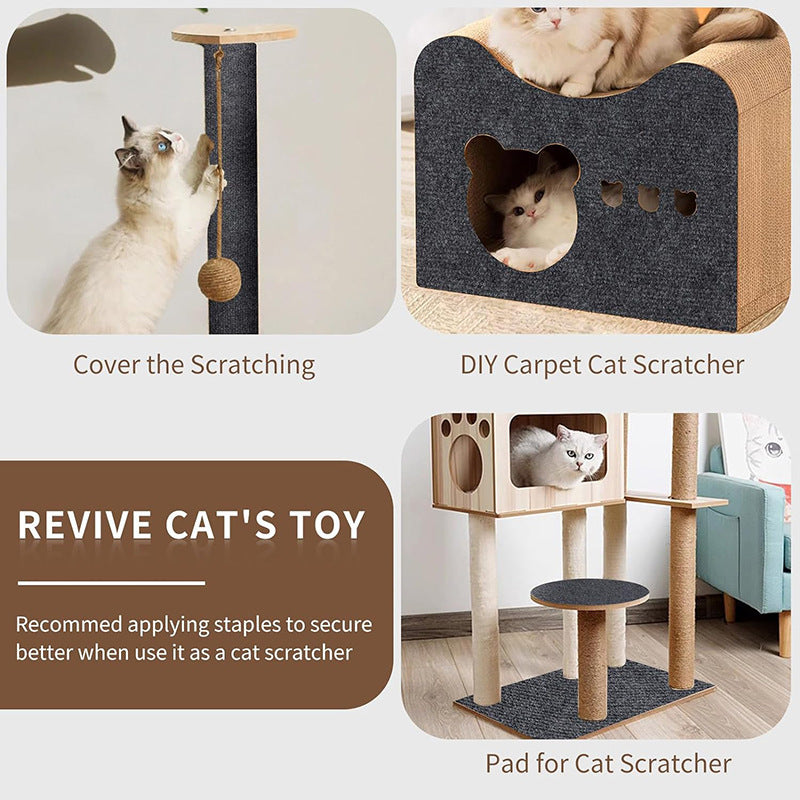 Scratch-a-Palooza: The Self-Adhesive Cat Scratch Board for Feline DIY Enthusiasts!